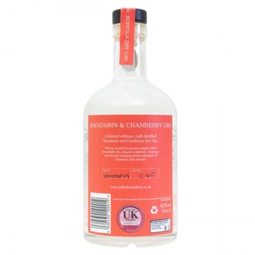 Suffolk Distillery Dry Gin Man Cran Back
